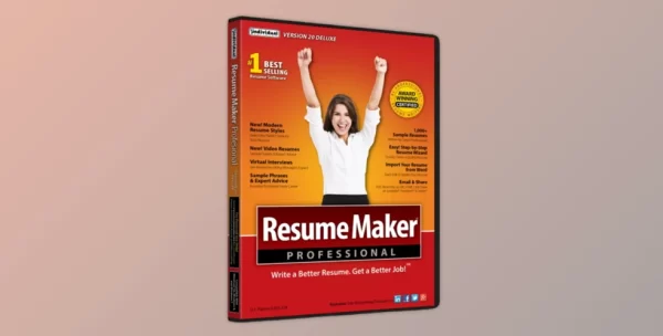 Free ResumeMaker Professional Deluxe v20.3.0.6032 Pre-Activated