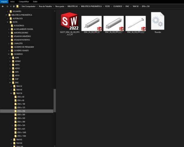 Biblioteca De Arquivos 3d De Solidworks